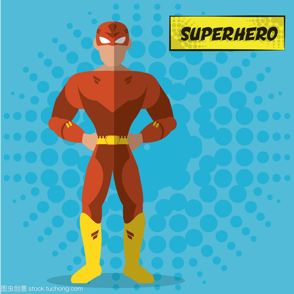 超级英雄图标的动漫设计与矢量图形工艺探索