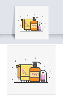 矢量手绘卡通洗漱用品与动漫人物设计素材全攻略